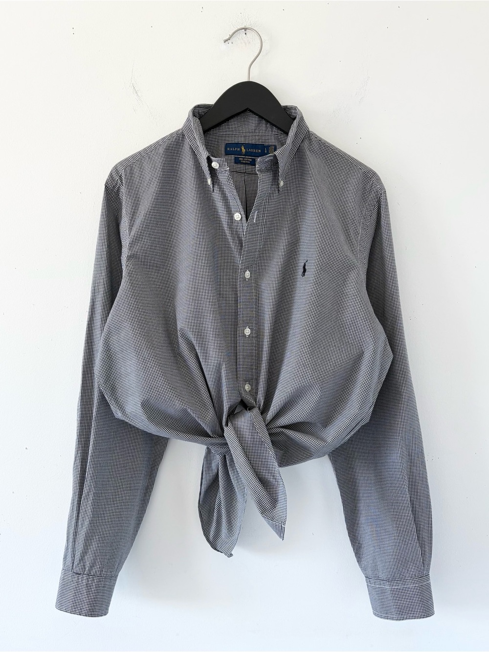 Ralph Lauren 100% Cotton Gingham Check Button-Down Shirt